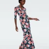 Abigail Silk Jersey Maxi Wrap Dress