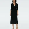 Abigail Silk Jersey Maxi Wrap Dress