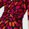 Abigail Silk Jersey Midi Wrap Dress