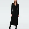Astrid Wool-Cashmere Wrap Dress