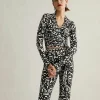 Brooklyn Pants In Tiny Dvf 50Th Crossword Black