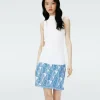 Dvf Alejandra Skirt In Dvf Logo Blue