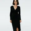 Dvf Nevine Dress In Black