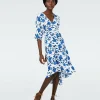 Eloise Faux Wrap Midi Dress