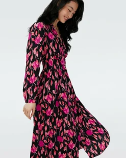 Erica Long Sleeve Midi Dress