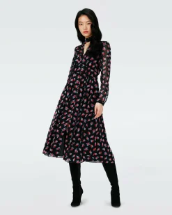 Erica Long Sleeve Midi Dress