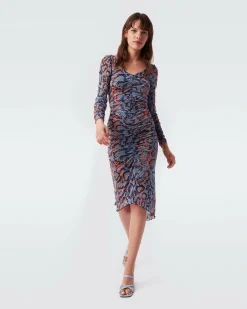 Gypsy Ruched Mesh Dress