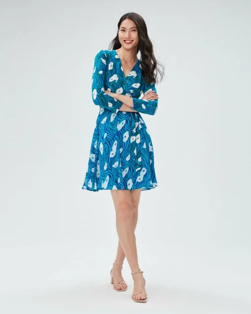 Irina Silk Jersey Wrap Dress