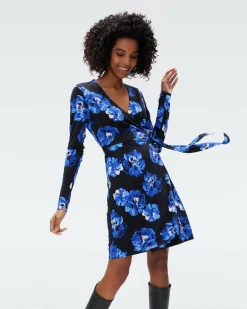 Julian Silk Jersey Wrap Dress