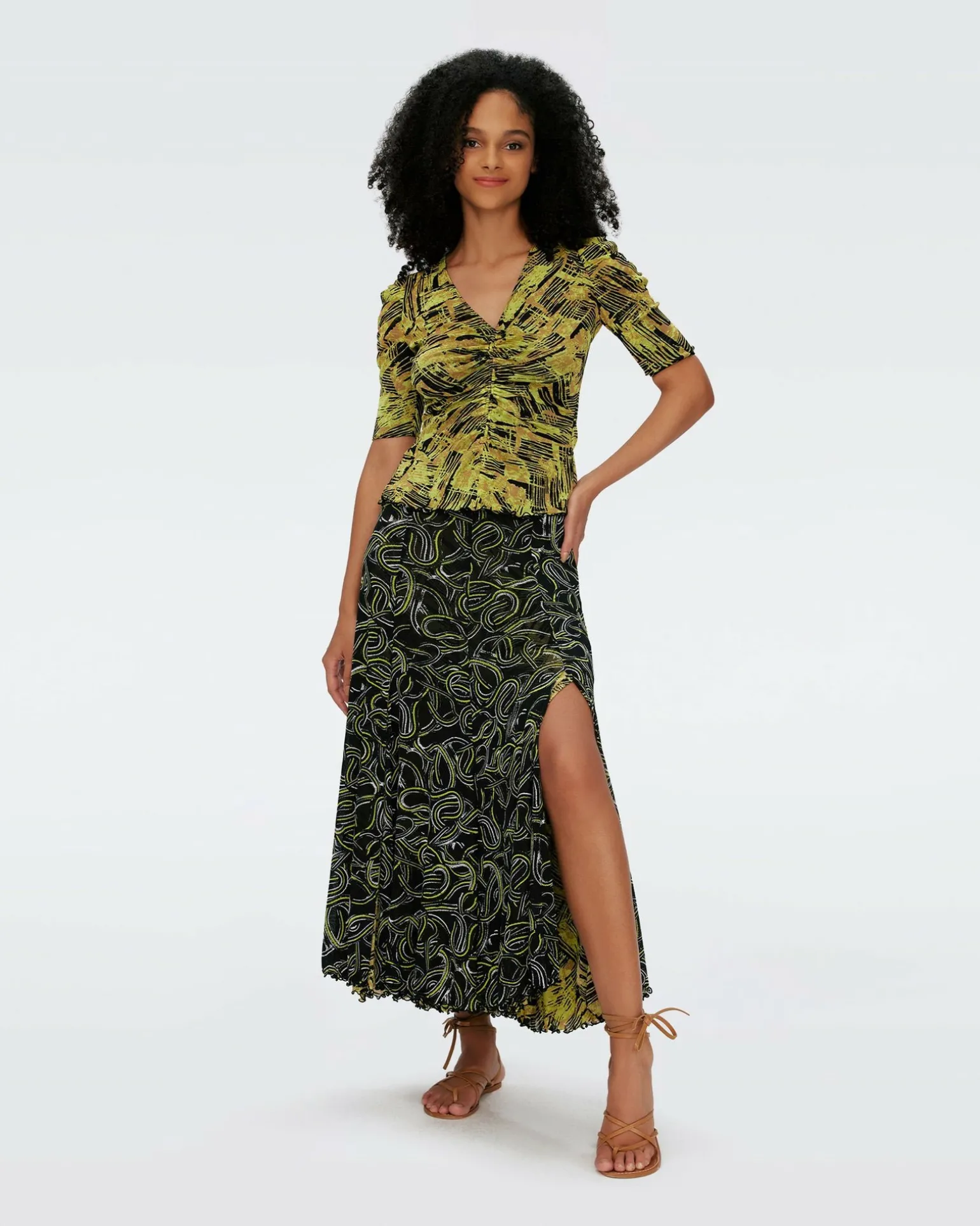 Louis Reversible Mesh Skirt