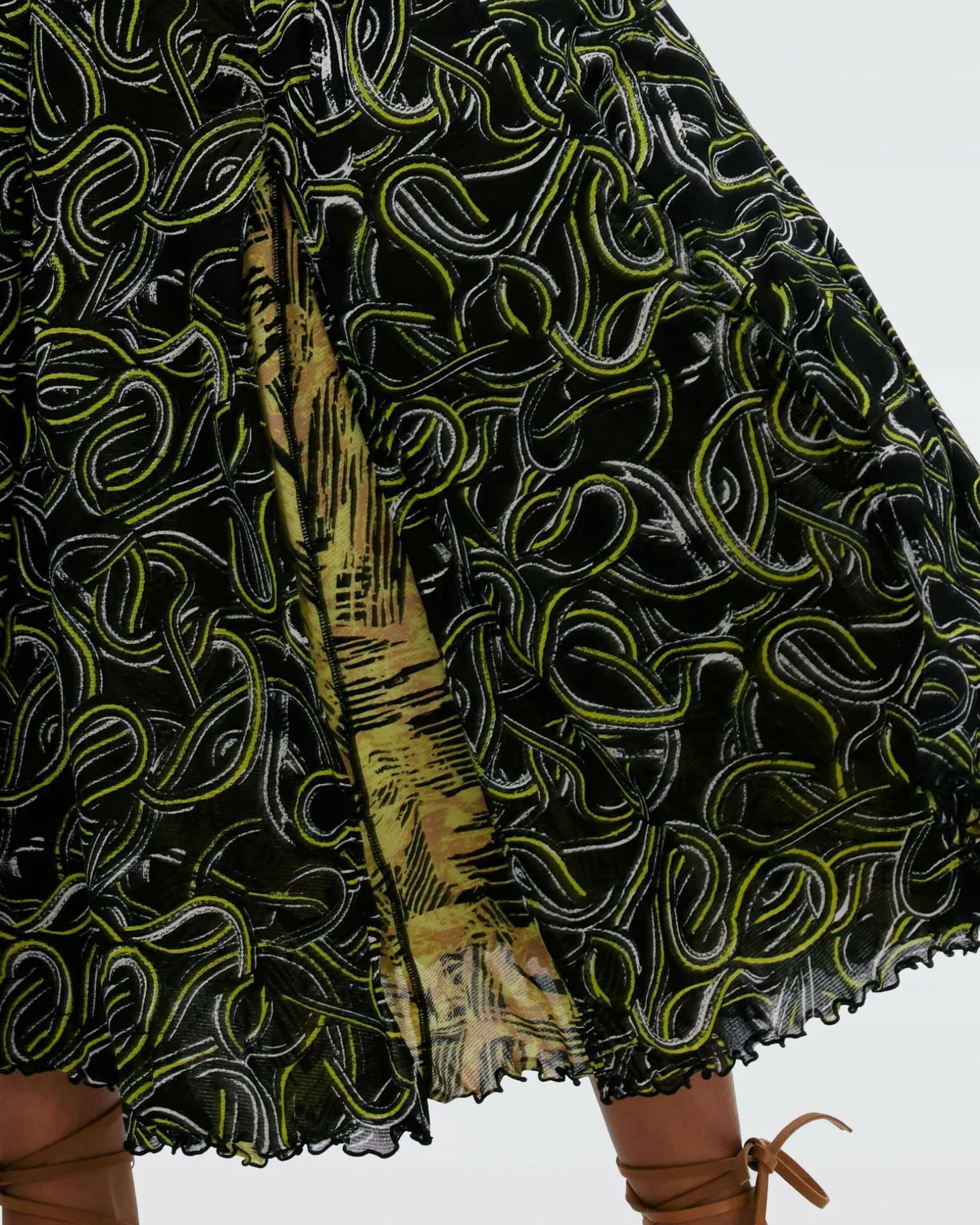 Louis Reversible Mesh Skirt