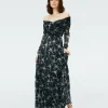Stassi Metallic Mesh Dress